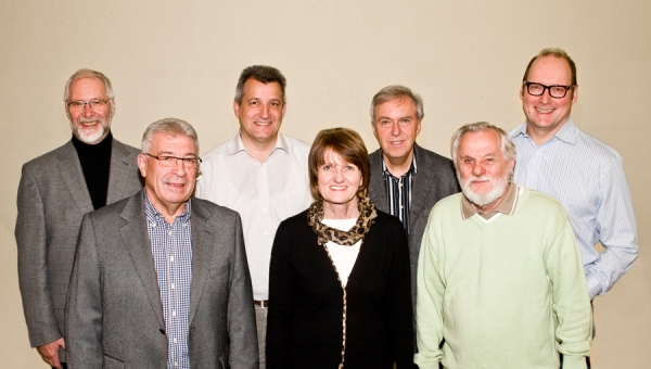 Der Lenkungsausschuss v.l.n.r.: Herbert Zerbe, Helmut Spies, Klaus Oberländer, Erika Nissen, Gert Neitmann, Helmut Heinrich, Armin Giebermann